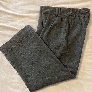 ZARA girls size 11 - 12 gray wool blend dress pants EUC